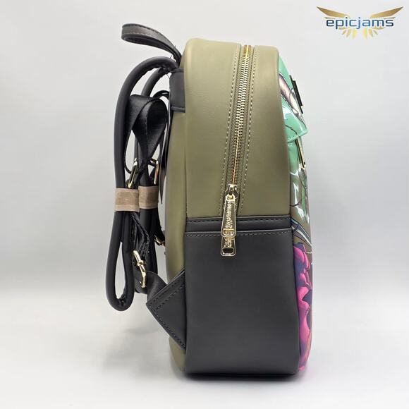 Loungefly Marvel Spider-Man Villains Sinister 6 Green Mini Backpack Bag New - Picture 4 of 7